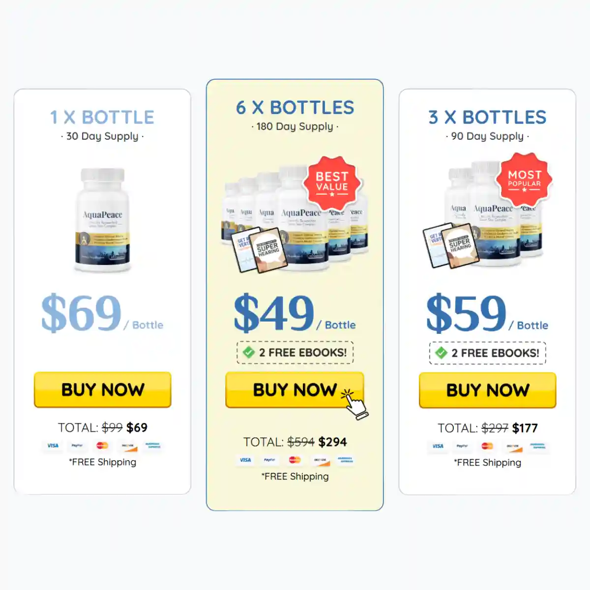AquaPeace pricing