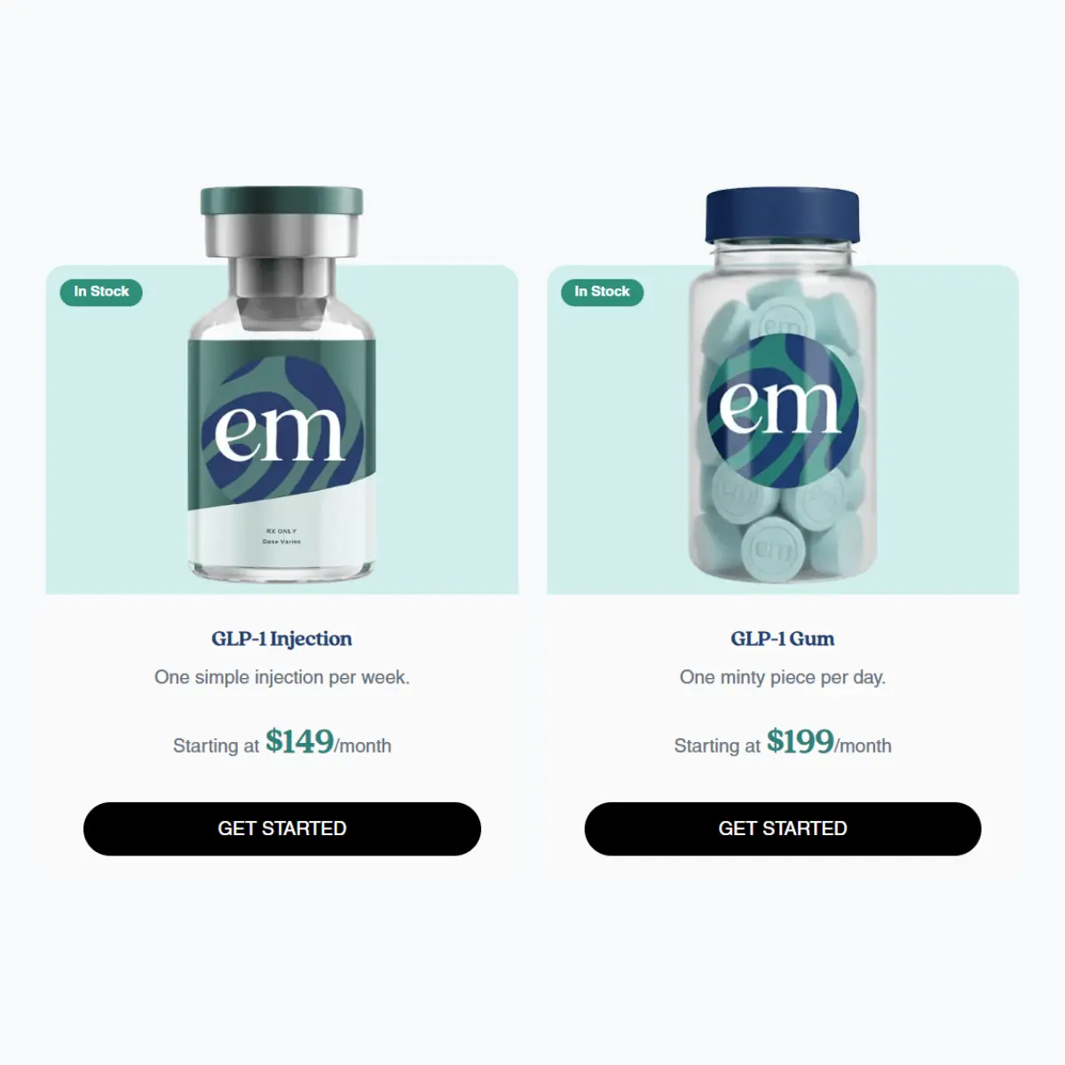 Embody GLP-1 pricing