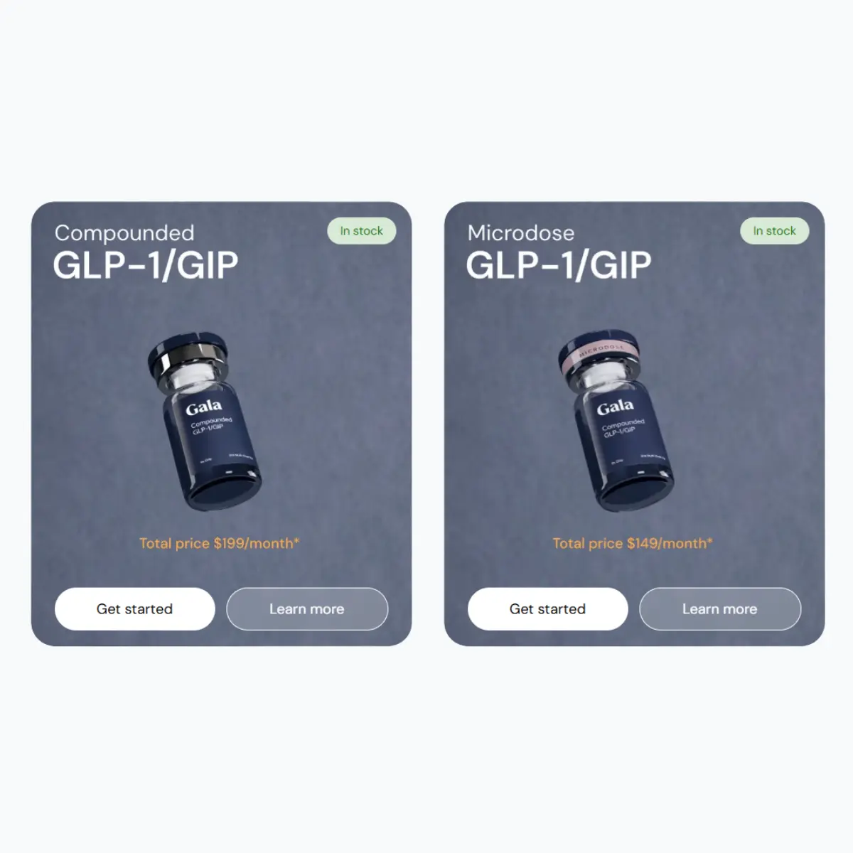 Gala GLP-1 pricings