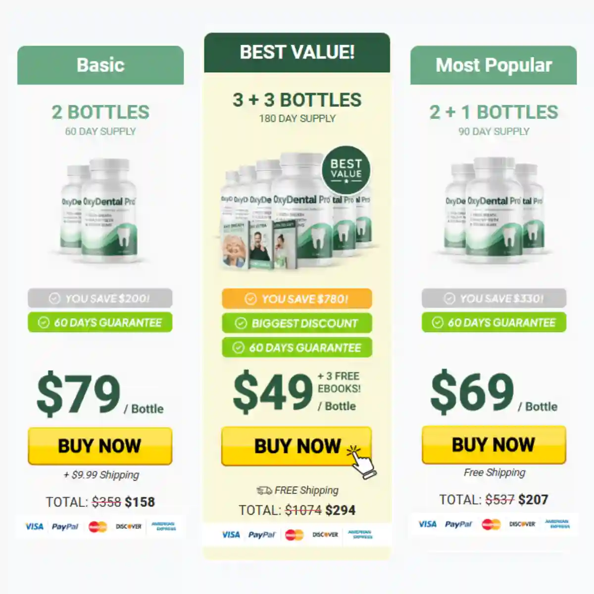 OxyDental Pro pricing