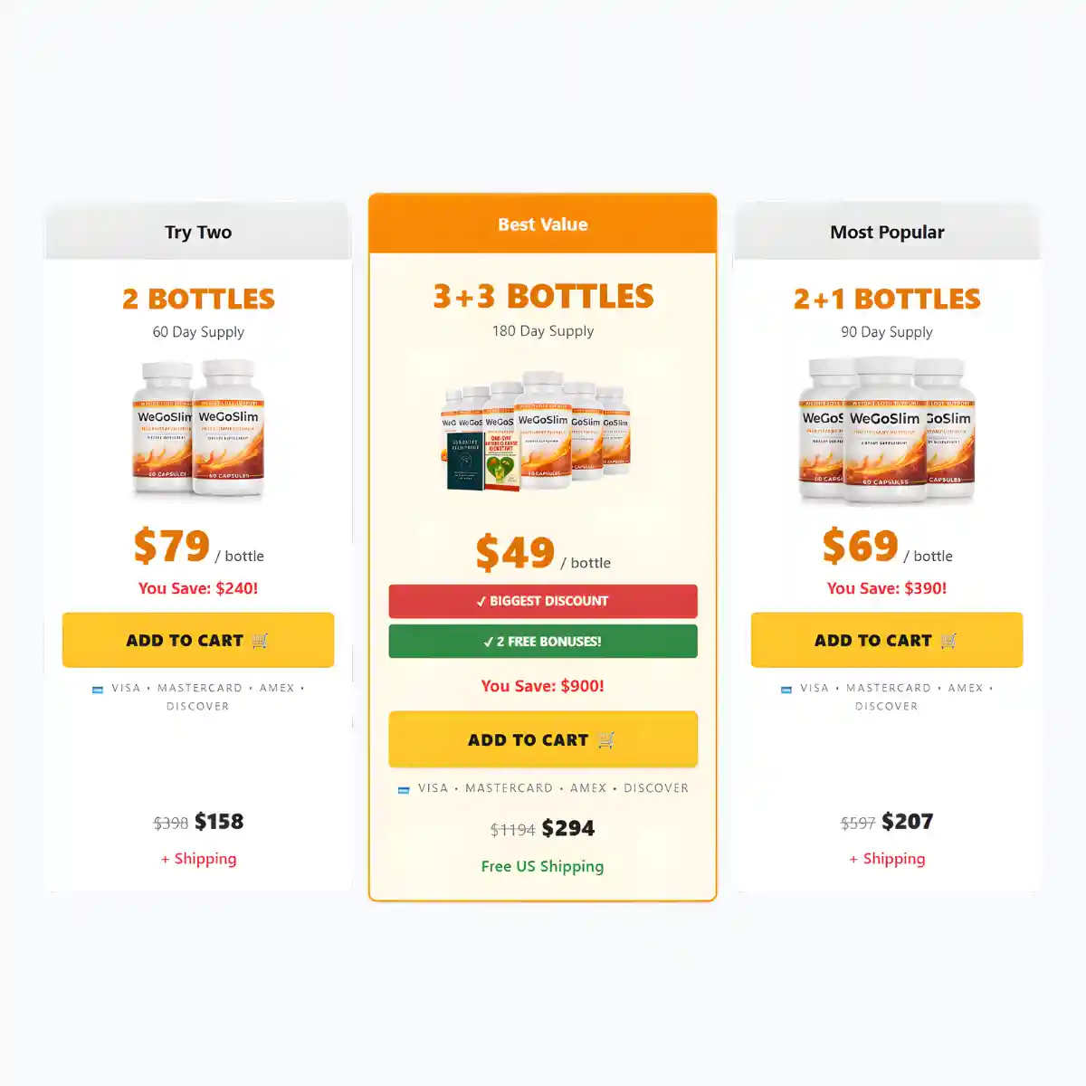 WeGoSlim Pricing